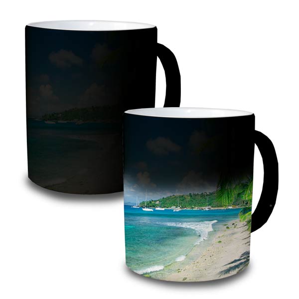 Create a fun color changing mug, just add hot water