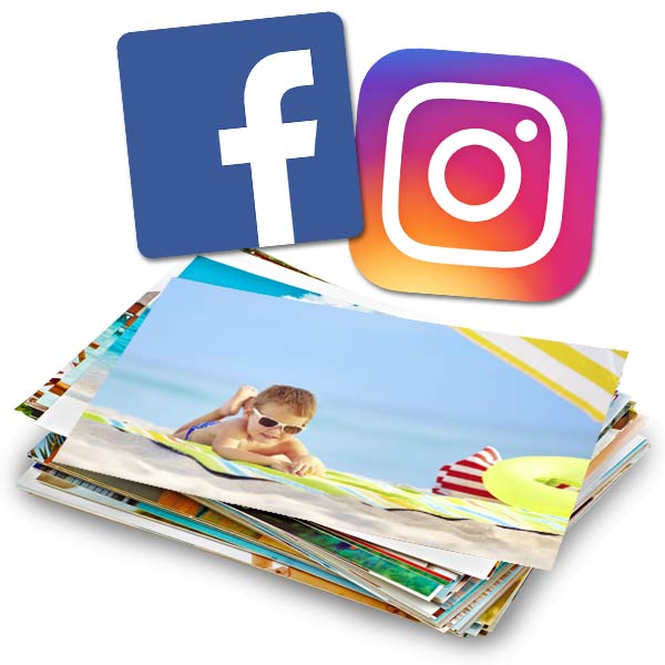 Create prints from photos stored in your Facebook and Instagram accounts with RitzPix