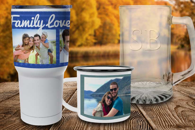 Create a custom mug for the holiday and give a personalized gift