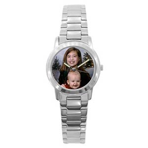Custom Photo Silver Metal Watch