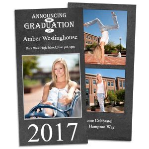 Create your own personalized 4x8 greeting cards with double sided printing
