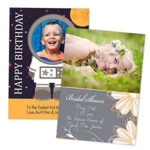 Create custom cards for any occasion with glossy 5x7 cards from RitzPix
