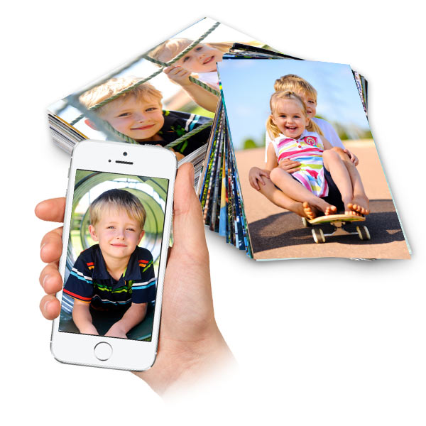 Choose from a variety of sizes and print your photos from your phone or online.