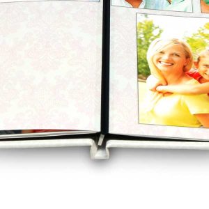 Create a custom lay flat photo book with beautifully printed pages