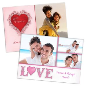 Create a custom photo card your partner will love for Valentines Day