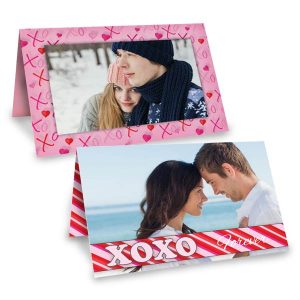 Customize your own folding card for valentines day with Ritzpix