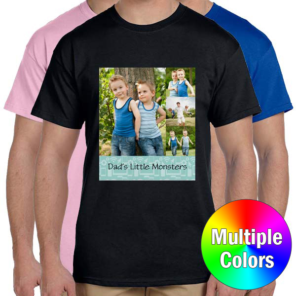 Crate a shirt for dad or for yourself with RitzPix personalized t-shirts