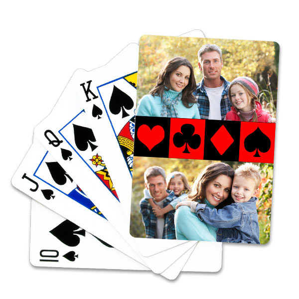 Using your own photo or up to 4 photos, create your own deck of playing cards, which makes the perfect gift or stocking stuffer