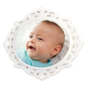 Add your photo to the classic Doily style Ritzpix Ornament