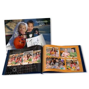 Remember the spooky decorations and scary costumes each year in a custom Halloween Photo book