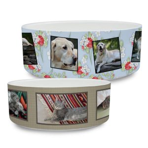 Create your own personalized pet food dish for your dog or cat with RitzPix pet gifts