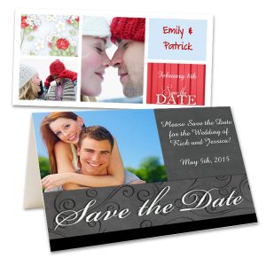 Create your own save the date cards and send out your special announcements