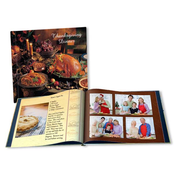 Create your own Cook Book, Family recipe and cook book for Thanksgiving