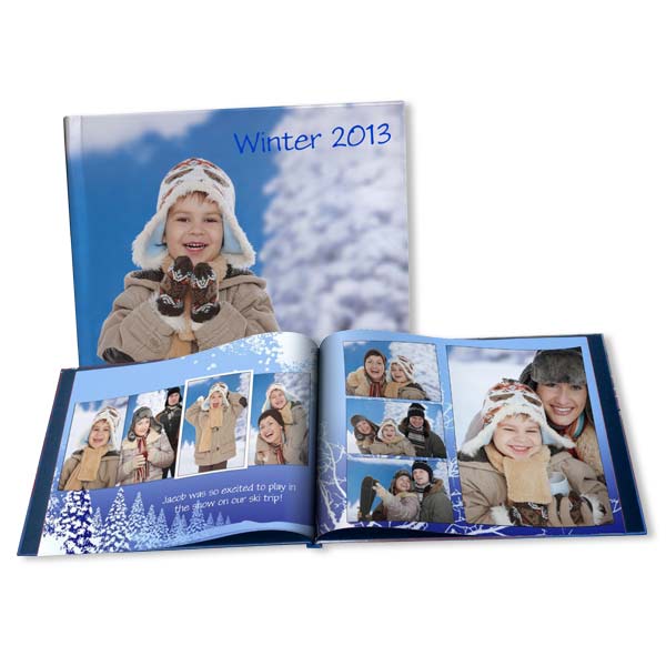 Save your Winter photos in a personalized winter photo book