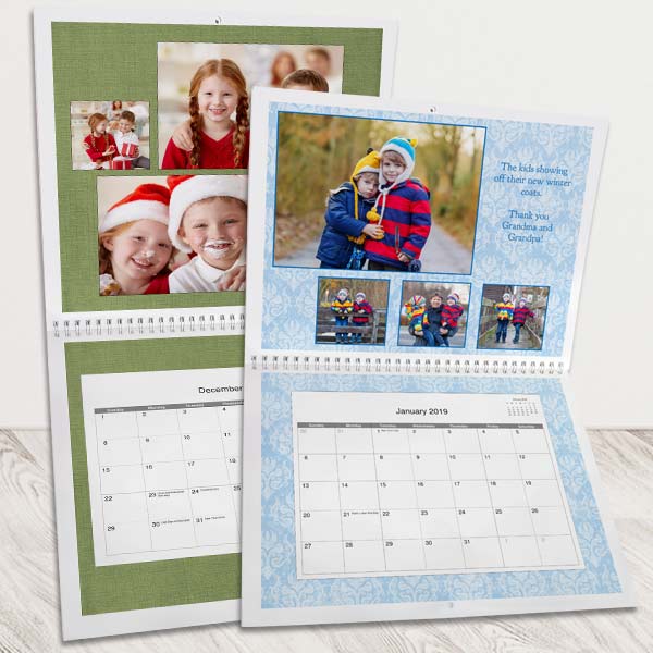 Create your own custom photo calendar for 2019 with RitzPix