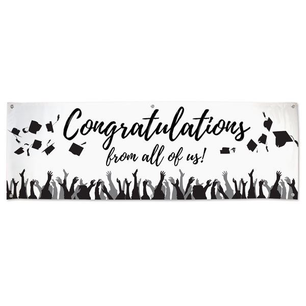 Order a Congratulations banner for your graduate and add signatures