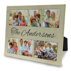Create a photo collage easel back canvas for your home wall or shelf.