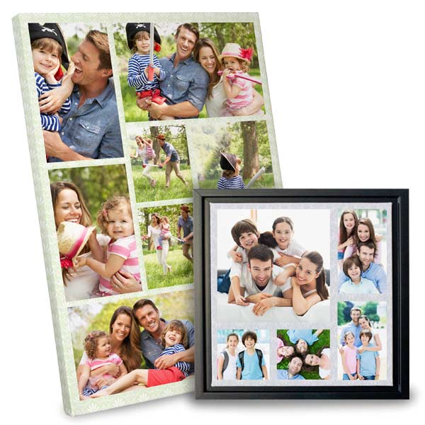 Collage canvas allows you to share many memories in one beautiful work of art