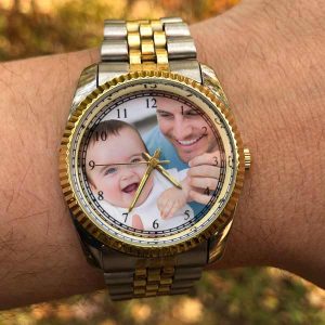Create a custom photo watch by adding your own picture to the watch