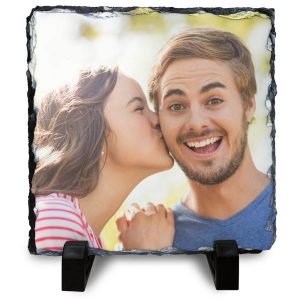 A printed picture on stone is a great and unique way to display memories in your home