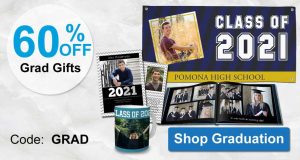 Create custom 2021 products for your graduating senior and personalize for their special day