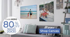 Print your pictures on canvas and display the canvas wall art in your home or office with RitzPix