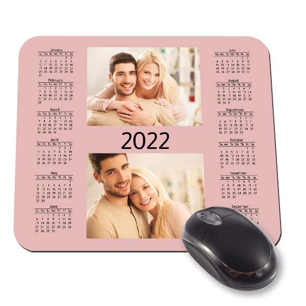 Instantly brighten your desk at work with photos by designing your own calendar photo mouse pad.