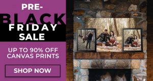 Save up to 90% on Canvas prints for your walls
