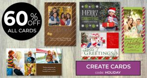 Order personalized holiday photo cards and save, currently on sale