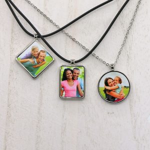 Keep a memory close to your heart always with a personalized photo necklace