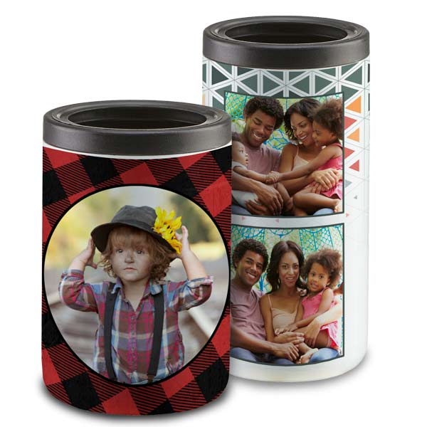 Aluminum can coolers are the best for keeping your cans cold and now our can create your own using photos and text