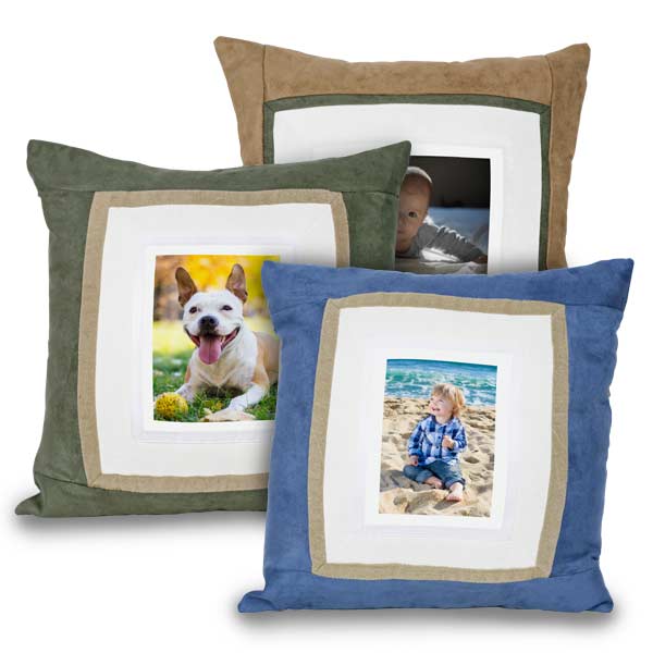 Create a beautiful photo pillow with your best photo printed on your choice of suede pillow